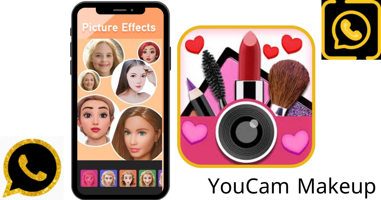 تحديث تطبيق كاميرا سيلفي YouCam makeup APK 2024 اخر اصدار مجاناً